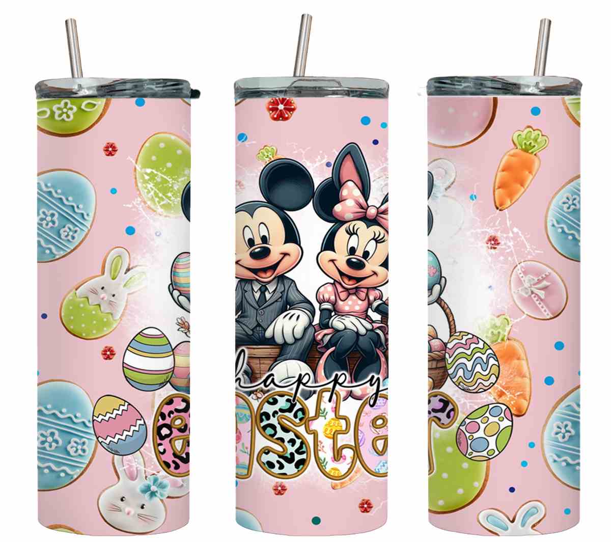Happy Easter Mickey and Minnie-8969